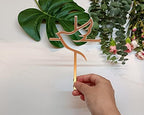 10pcs of Acrylic Religious Cake Topper - Dove and Cross,Holy Spirit Topper, Confirmation Topper (Rose Gold Mirror)
