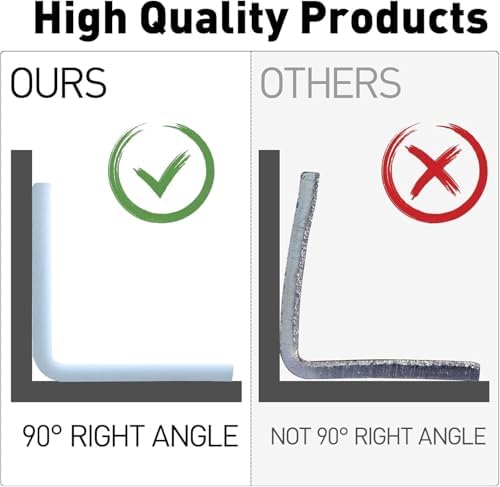 2 Hole L Shaped 90 Degree Angle Connector Bracket, Thickness 4.8 mm, Fit for 1/2" Bolt in 1-5/8" Strut Channel, Steel Galvanized, 10 Pack