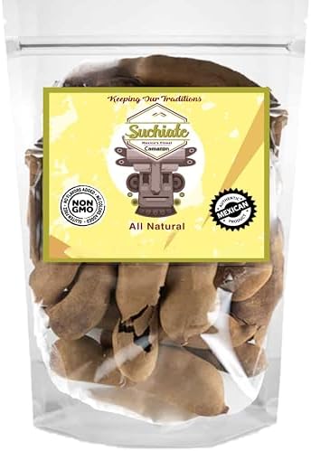 Suchiate Whole Tamarindo Pods | Protein & Fiber Rich Dried Tamarind | (1 Pound (Pack of 1))