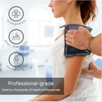 FlexiKold Gel Soft Flexible Ice Packs for Injuries - Reusable Freezer Cold Pack, Cold Compress & Cooling Gel Pad for Face, Shoulder, Hip, Leg, Arm, Ankle & Foot Injury - Medium - 7.5” x 11”