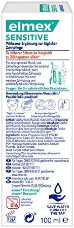Elmex Sensitive Mouthwash for Sensitive Teeth 100ml (Pack of 1)