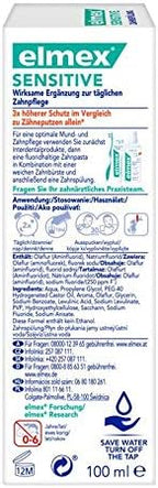 Elmex Sensitive Mouthwash for Sensitive Teeth 100ml (Pack of 1)