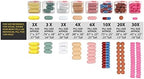 AM/PM Monthly Pill Organizer Tray with 31 Morning and Evening Daily Removable Pill Box Pods (Clear - AM/PM)
