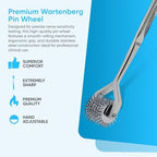 YNR Medical Diagnostic Neurologic Wartenberg Sensory Testing 1 to 10 Row Pinwheel Stimulator Silver (7 to 10 Row Set)