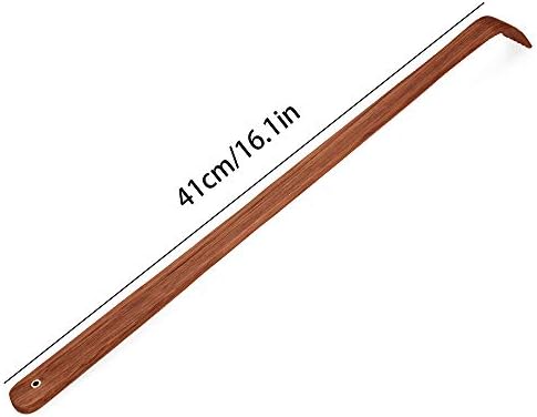 Tomorotec 100% Natural Wood Back Massager, Therapeutic Bamboo Back Scratchers, Body Relaxation Massager Set for Itching Relief (16 inch)