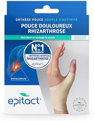 Epitact Supple Proprioceptive Orthosis Painful Thumb Right Hand - Size: Size S