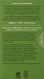 Pukka Organic Peace Herbal Tea with Spearmint, Ashwagandha, and Hemp Seed Oil, Caffeine Free, 20 Total Tea Bags