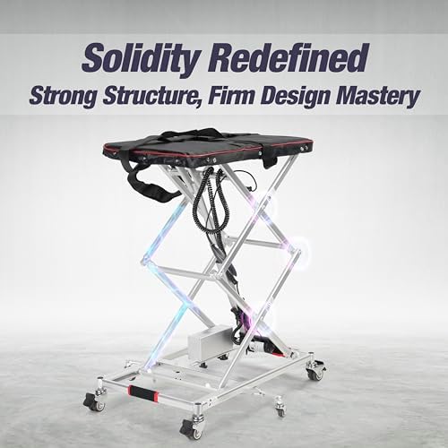 Culver Portable Lift for Electric Wheelchairs, Lightweight and Foldable Electric Chair Lift, Wheelchair Lift for Car, Motorized Wheelchair Scissor Lift, only 25Lbs, 4000N Motor Power, Lifts 110Lbs