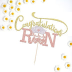 Congratulations RN Cake Topper -Congrats Nurse/BSN Cake Decor,Congratulations High School/College Graduation,Medical School Graduation Party Decorations Supplies