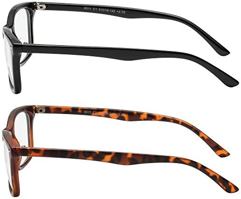 Yogo Vision Bifocal Reading Glasses 2 Pack Fashion Comfort Quality Bifocal Readers for Men and Women