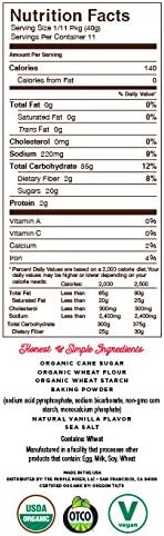Miss Jones Baking Organic Yellow Cake and Cupcake Mix, Non-GMO, Vegan-Friendly, Moist and Fluffy: Vanilla (Pack of 1)