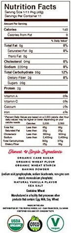 Miss Jones Baking Organic Yellow Cake and Cupcake Mix, Non-GMO, Vegan-Friendly, Moist and Fluffy: Vanilla (Pack of 1)