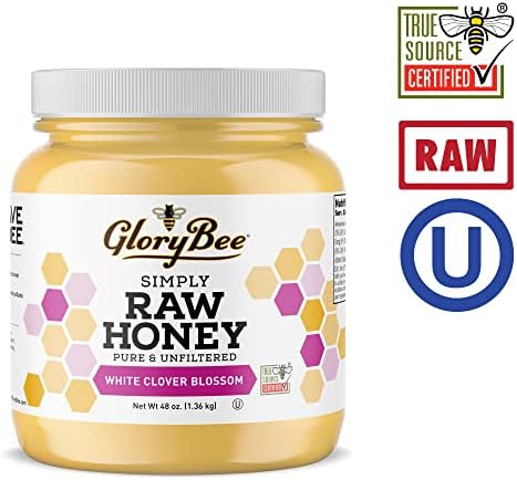 Glorybee, White Clover Honey, US Grade A Honey, 48 oz