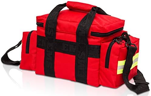 Elite bags, First Aid Bag, Large Volume, Sturdy, Lightweight, Red