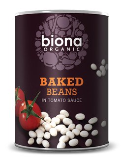 Biona Organic Baked Beans in Tomato Sauce 400g-3 Pack