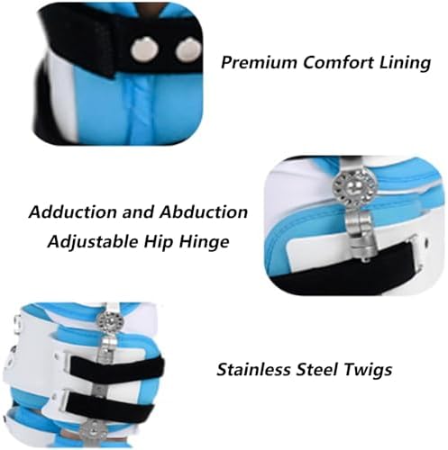 SFKLYU Child Hip Abduction Brace Children's Hip Stabiliser Support Brace Hinged Hip Abduction Orthosis Hip Abduction Orthosis for Patients with Hip Dysplasia,A,M