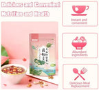 Lotus Root Powder Soup Mix, Instant Chinese Asian Cuisine, Includes Nuts, Chia Seeds, Osmanthus, Black Sesame Seeds, Jujube & Sweet Snacks Box 17.63 Oz (500g)