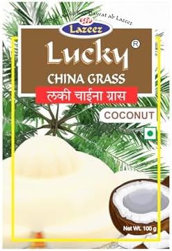 LUCKY CHINA GRASS (COCONUT Flavor 100 gm)[Pack of 5]