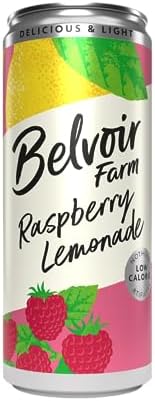 Belvoir Farm - Delicious & light Raspberry Lemonade, 4 x 330ml