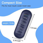 MDMAX Ice Packs for Insulin Travel Case, Reusable TSA Approved Insulin Cooler Ice Packs for Insulated Travel Medical Diabetic Supplies Storage Organizer Bag (4 Pack)