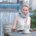 Neck Massager, Deep Tissue Kneading Massage Pillow for Neck Back Shoulder, Electric Shiatsu Massage Cushion for Pain Relief and Relaxation at Home, Office, and Travel