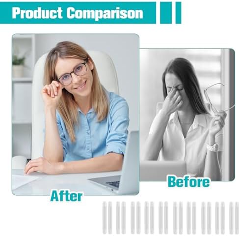 Silicone Glasses Ear Grips, Anti-Slip Elastic Glasses Ear Cushions, Eyeglasses Temple Tips Cushions Sleeve Retainer