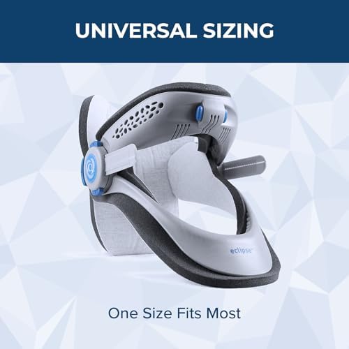 Eclipse Cervical Collar – Adjustable Semi‑Rigid Neck Brace with Soft Padding, Medical‑Grade Support for Herniated Disc, Whiplash, Spinal Stenosis & Post‑Surgical Recovery – Lightweight, FDA‑Registered, One Size Fits Most