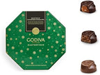 Godiva Holiday Masterpiece Gift Tin, Assorted Milk & Dark Chocolates with Ganache and Caramel, Gourmet Christmas Gift, Kosher & Halal, 50 Pc, 1.5 lbs
