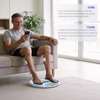 Foot Massager for Neuropathy(FSA&HSA Eligible), EMS & TENS Foot Circulation Stimulator, Neuropathy Pain Relief for Feet, Plantar Fasciitis Massager, Muscle Stimulator with 4 Body Pads