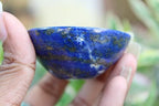 Jet Lapis Lazuli Gemstone Bowl (Approx 2 Inch) – Handcrafted Natural Crystal Decorative Bowl