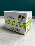 HERBION Naturals Nasal Inhaler, Natural Relief for Nasal Congestion & Sinus Pressure, Non-Medicated Sticks with Essential Oils, Menthol, Eucalyptus, Clove, Soothing Vapor, Easy Breathing, Pack of 2