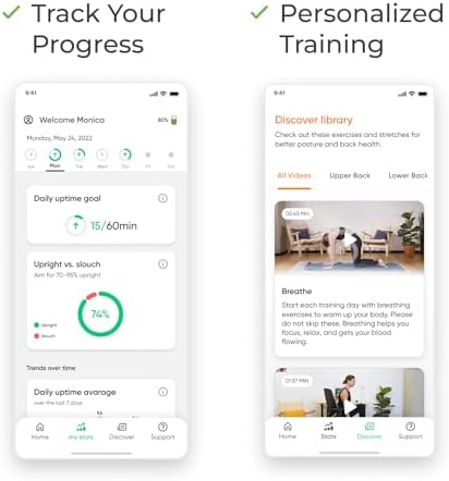 Upright GO 2 Premium | Posture Corrector Trainer & Tracker for Women & Men with Smart App