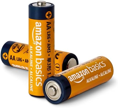 Amazon Basics 48-Pack AA Alkaline High-Performance Batteries, 1.5 Volt, 10-Year Shelf Life, Long-lasting, No Leakage