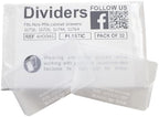 Pack of 32 Divider for Small Drawers Plastic Storage Hardware Cabinet, Compatible with Akro-Mils 40716 (Small Drawer Size)