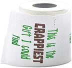 Island Dogs Crappiest Gift Novelty Toilet Paper 3-Ply and Septic Safe - Funny Joke Toilet Paper - Great Bathroom Humor, and Fun for Gags, Pranks, Office Gifts
