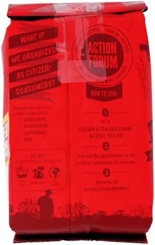 Equal Exchange Love Buzz Blend Organic Coffee Ground, 10-Ounce Packages (Pack of 2)