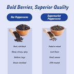 Spice Profile USDA Organic Black Peppercorns Whole, Lab Tested for Heavy Metals, Resealable 4oz Pouch, Kali Mirch, Pimienta Negra en Granos
