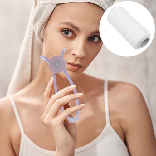Didiseaon Thread for Hair Removal Machine Cotton Thread Replacement for Face Epilator Hair Removal Epilators Machine