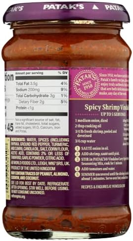 Patak's Vindaloo Curry Paste 283gms(Pack of 2) by Patak's