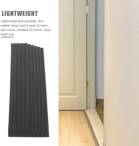 COLLBATH Sweeping Robot Ramp Mat Portable Indoor Entry Threshold Ramp for Easy Step Climbing Small Home Cleaning Aid 6.73X2.00X0.51In