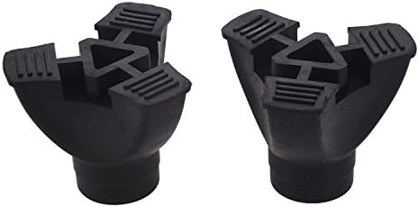 2X Walking Stick End Tripod Cane TIP Standing Rubber Non- End Bottom