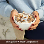 ANDY ANAND CHOCOLATIER Sugar Free Creamy Taffy Toffee - Trio of Caramel, Chocolate & Coffee - Made in Europe Gluten Free Assorted Flavor Individually Wrapped Candy With No preservatives (33pcs, 7 Oz)