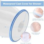 Waterproof Half Arm Cast Cover for Shower Kids Reusable Cast Protector for Shower Arm Child Cast Bag for Hand, 14''