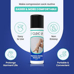 Compression Sock Aid Lubricant Spray - Hypoallergenic Sock Aids for Putting on Socks, Stocking Donner for Putting on Compression Stockings - Non-Greasy & Non-Sticky Formula, 3.38 fl.oz.