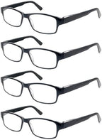 HEEYYOK 2.25 Reading Glasses Men Large Readers For Men Wide Black XXL Reader Oversized Frame Cheaters Reading Glasses For Mens Comfort Spring Hinge