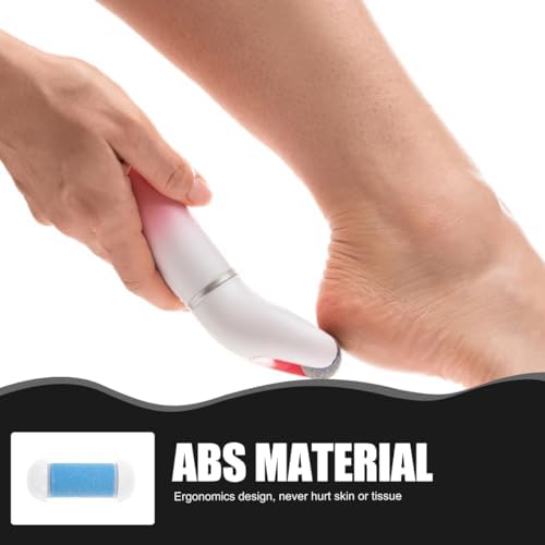 Healifty Replacement Roller Heads for Electric Foot Grinder 4 Pcs Extra Coarse Callus Remover Refills Foot Care Tool Dead Skin Removal Exfoliator File Accessories