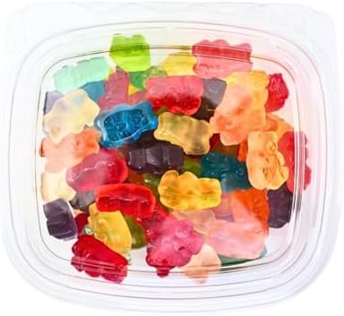 Albanese 12 flavor gummi bears Tub jelibon candy 10 0z (283 Gram) x 3 Packs by Pufai Grocery