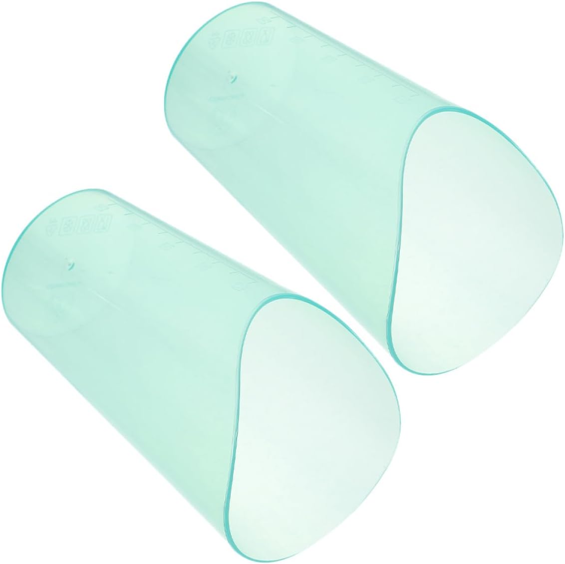 Elderly Care Drinking Cup 2pcs 250ml Anti-spill Beaker with Slanted Spout for Bedridden Patients Disability Drinking Aid Spill Proof Plastic Cups for Seniors