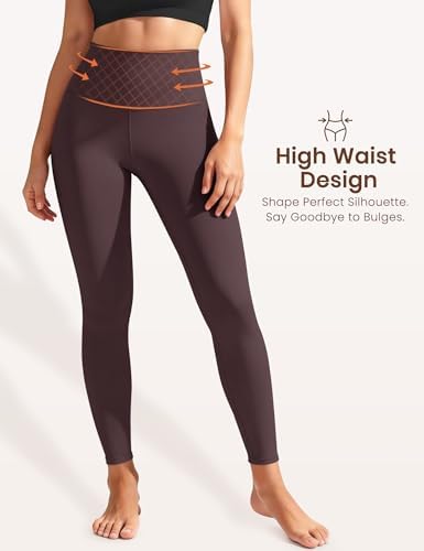 Laite Hebe Leggings for Women - High Waisted Full Length Buttery Soft Yoga Pants for Workout Athletic Daily
