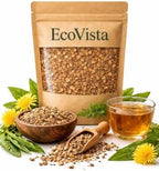 Ecovista Dandelion Root Cut & Sifted 4oz | Loose Dried Herbal Root | 100% Natural, Non-GMO | Herbal Tea, Detox & Wellness Support